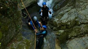 Stage canyoning