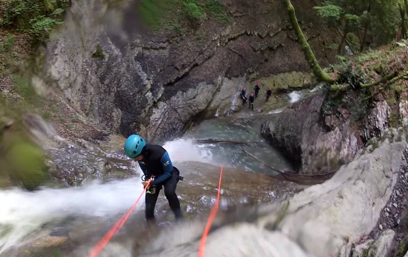 canyoning angon perfectionnement