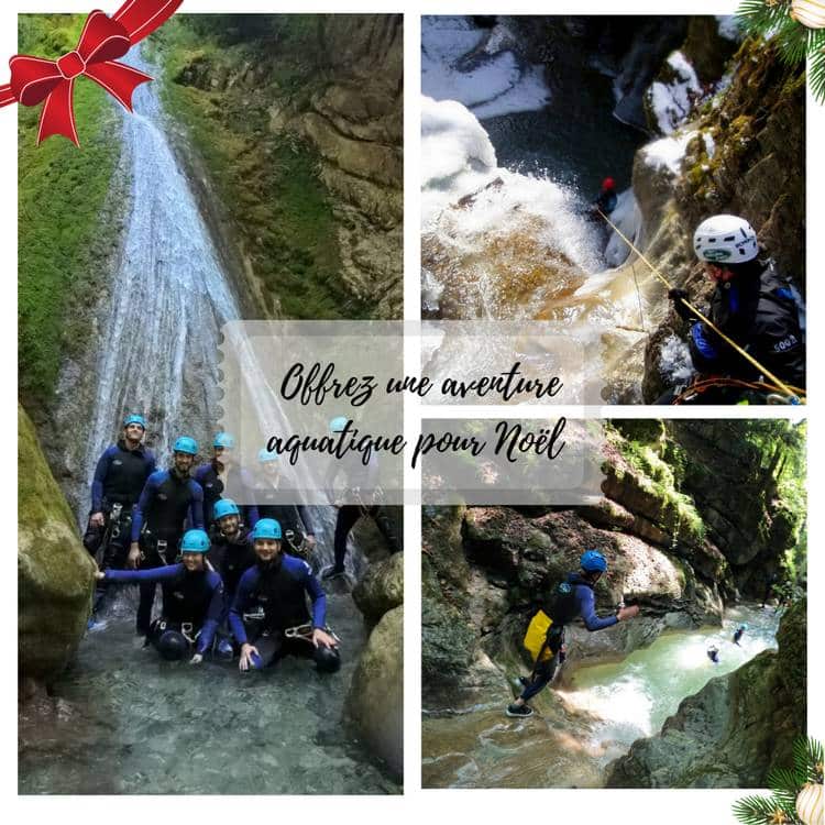 Bon cadeau canyoning à Annecy : offrir une aventure en eau vive