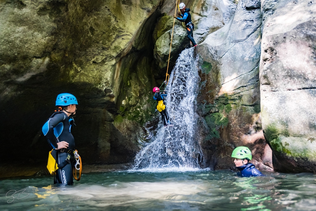 Sortie canyoning à Annecy avec un guide diplômé